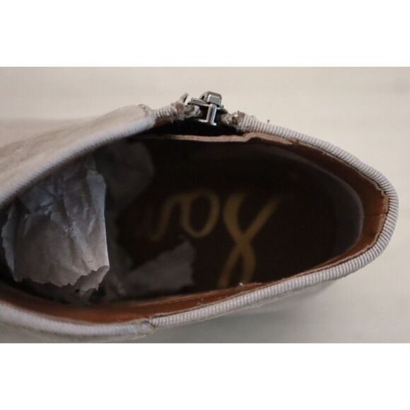 Sam Edelman Women's Sz 4.5M Gray Suede Petty Chelsea Ankle Booties - Picture 4 of 10